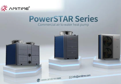 Pompa di calore commerciale AMITIME: una soluzione One-Stop per il riscaldamento, il raffreddamento e le esigenze di acqua calda