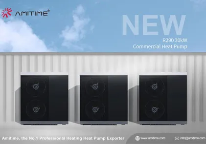 AMITIME Unveils l'unità della pompa di calore commerciale PowerSTAR da 30kW